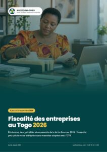 Couverture du guide : Fiscalité des entreprises au Togo 2026