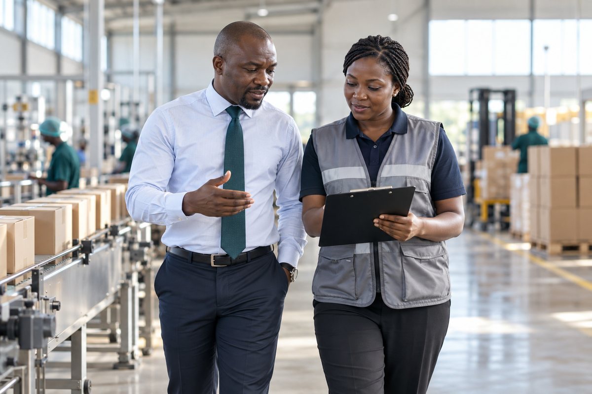 Directeur et responsable de production dans une unité de transformation près de Lomé
